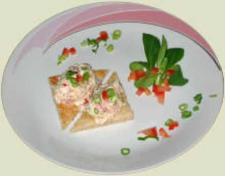 Tatar von der Räucherforelle 