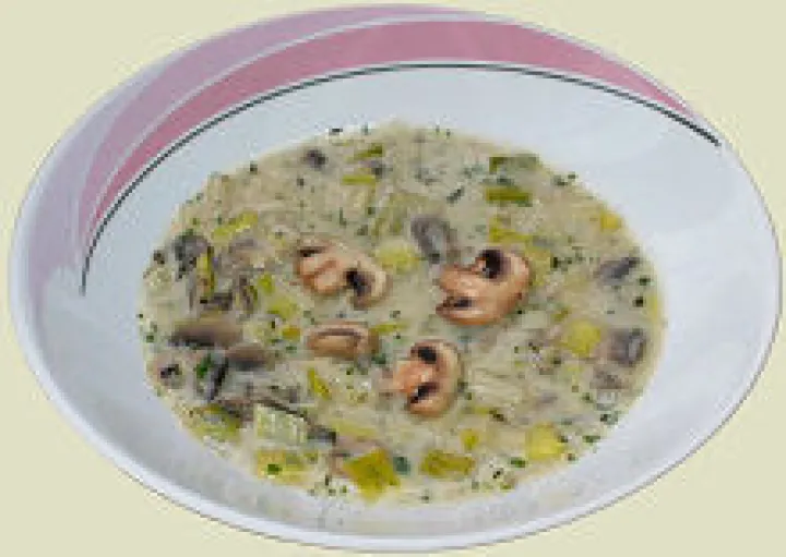 Schwammerl-Lauch-Suppe