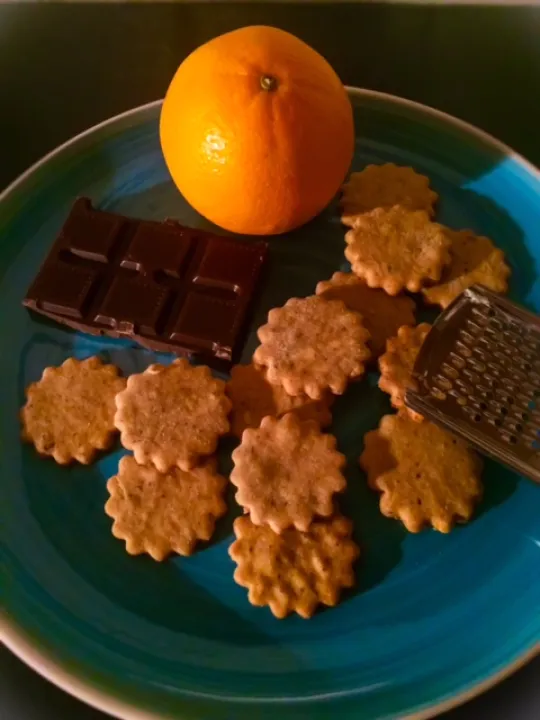 Orangen-Schokoladenkekse