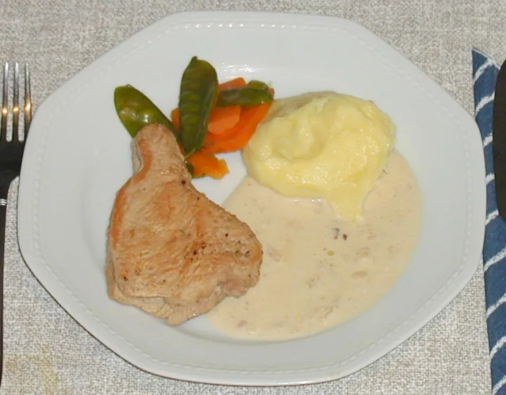 Putentascherl mit Champignonfülle