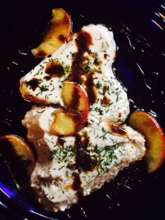 Räucherfischmousse mit Wasabirahm 