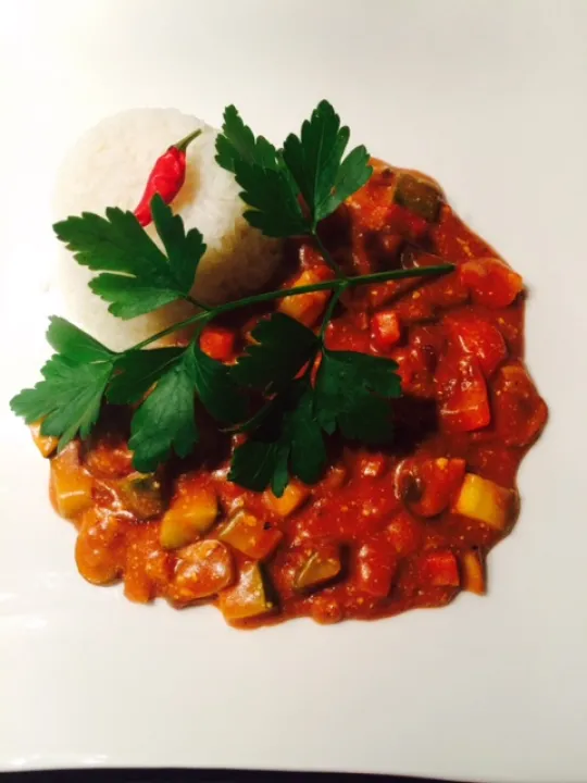 "Restl" - Gemüsecurry mit selbst hergestellter MASALA-Gewürzmischung