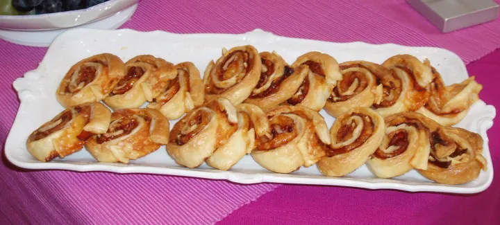 Schinken-Käse-Schnecken