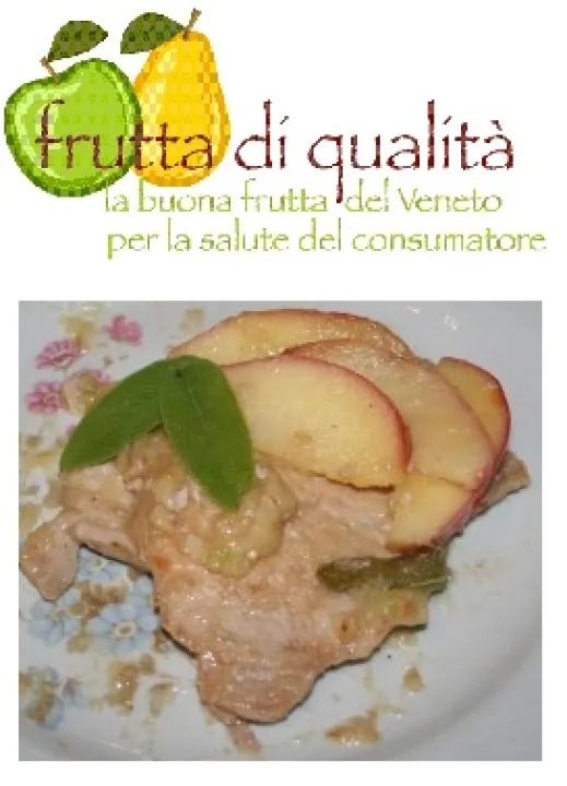 Schnitzel mit Äpfel