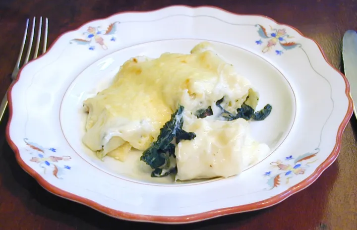 Cannelloni mit Spinatfülle