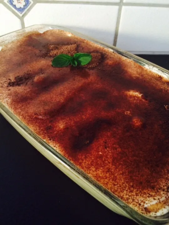 Tiramisu mit Kakao/ohne Alkohol