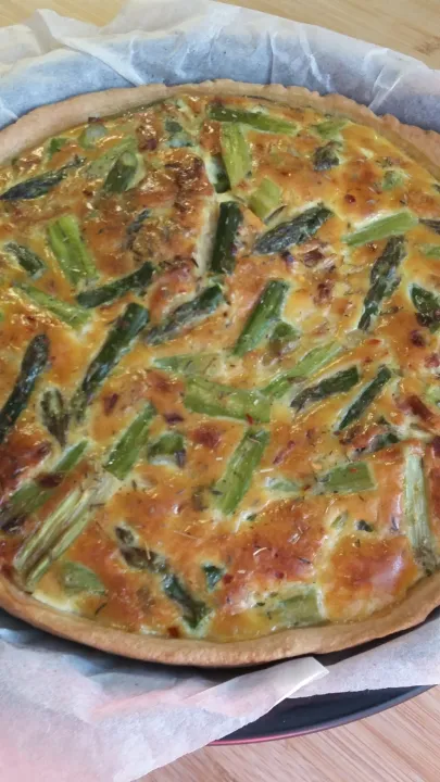 Spargel Quiche